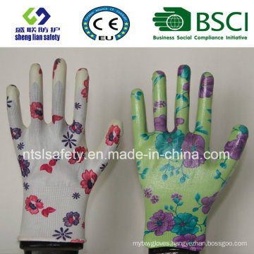 Garden Nitrile Coated Glove Labor Protective Safety Work Gloves